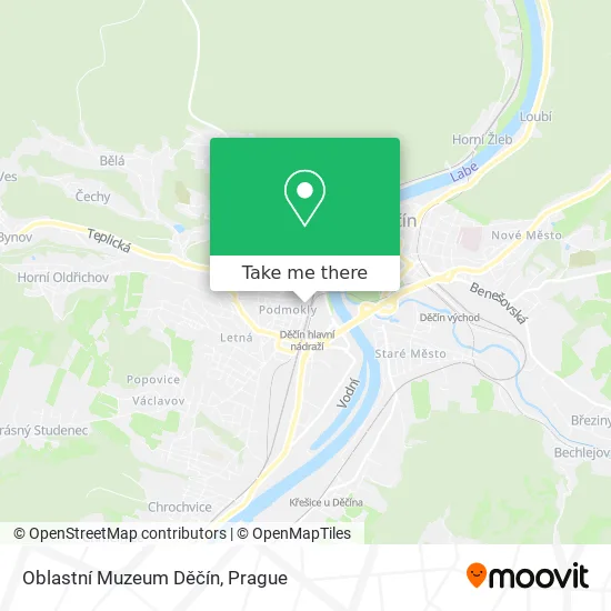 Карта Oblastní Muzeum Děčín