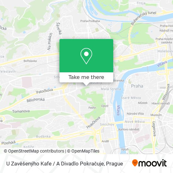 U Zavěšenýho Kafe / A Divadlo Pokračuje map