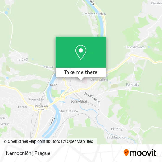 Карта Nemocniční