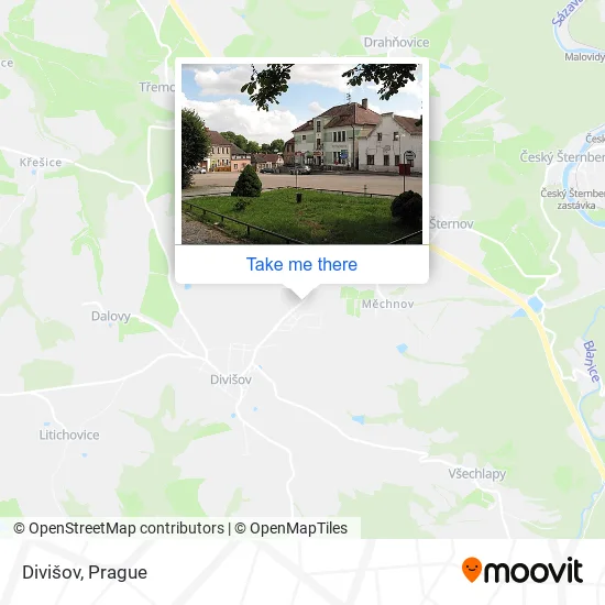 Карта Divišov