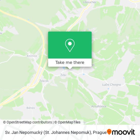 Sv. Jan Nepomucký (St. Johannes Nepomuk) map