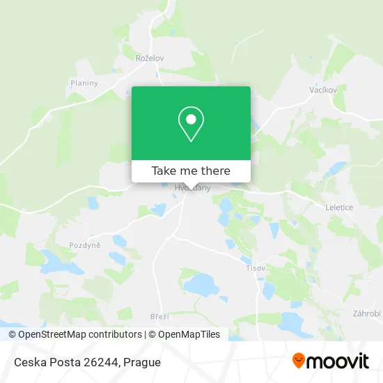 Карта Ceska Posta 26244