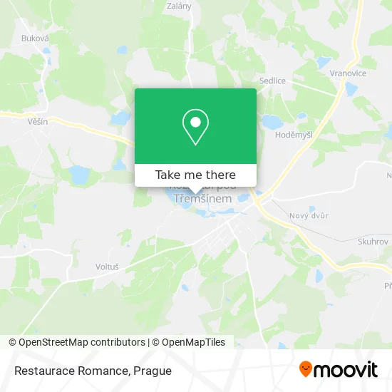 Карта Restaurace Romance