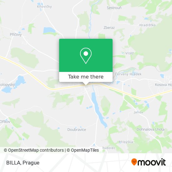 BILLA map