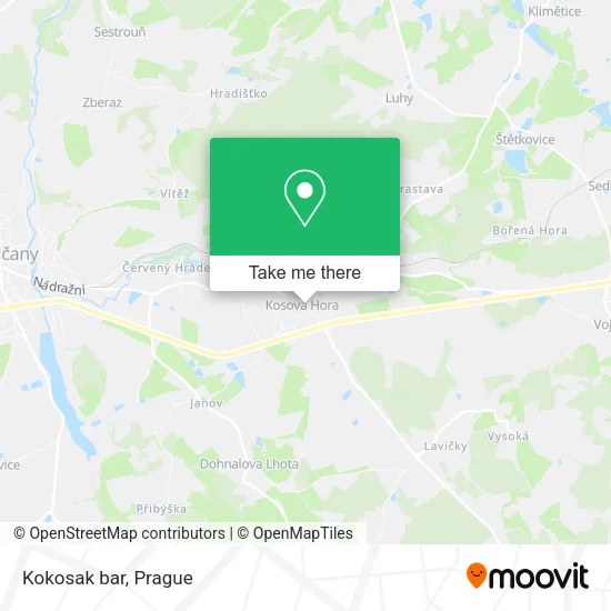 Карта Kokosak bar