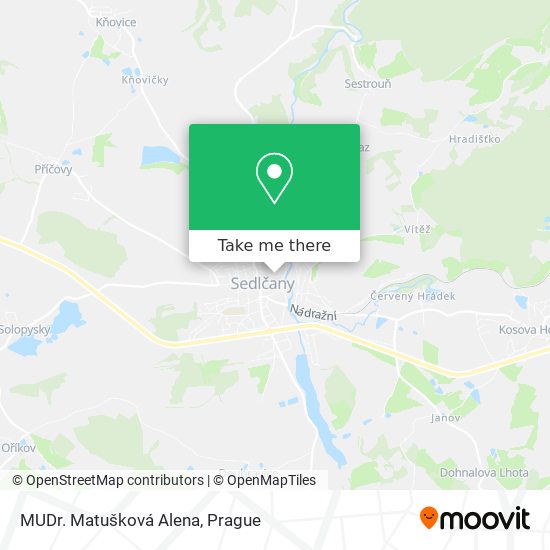 MUDr. Matušková Alena map