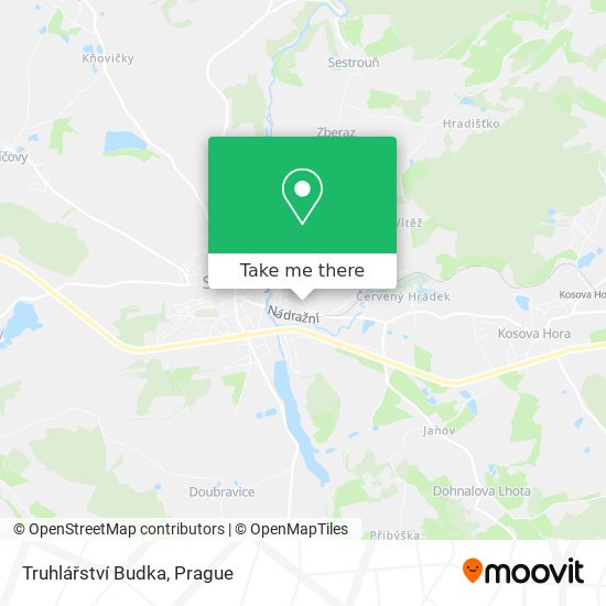 Truhlářství Budka map