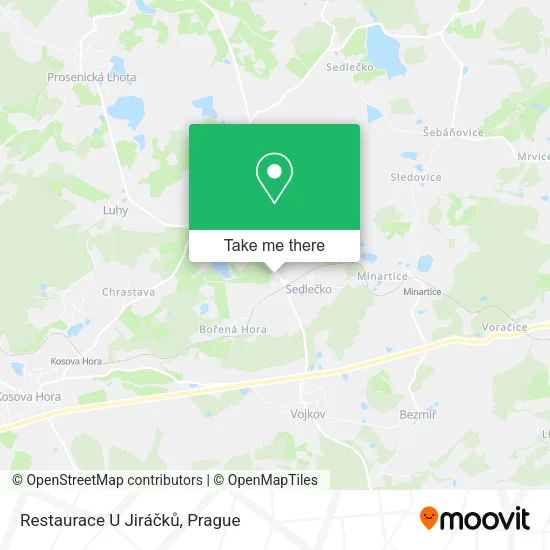 Карта Restaurace U Jiráčků