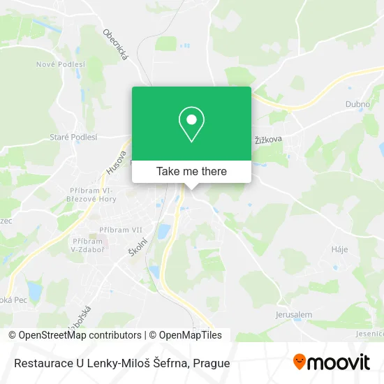 Карта Restaurace U Lenky-Miloš Šefrna