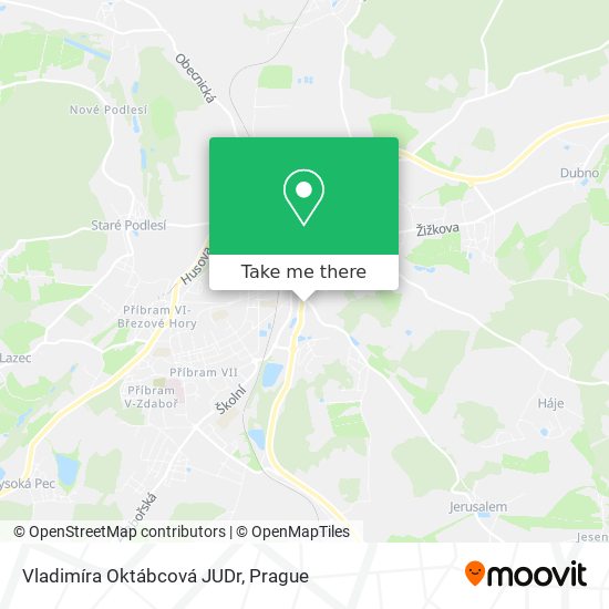 Vladimíra Oktábcová JUDr map