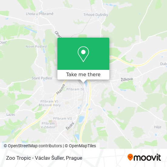 Zoo Tropic - Václav Šuller map