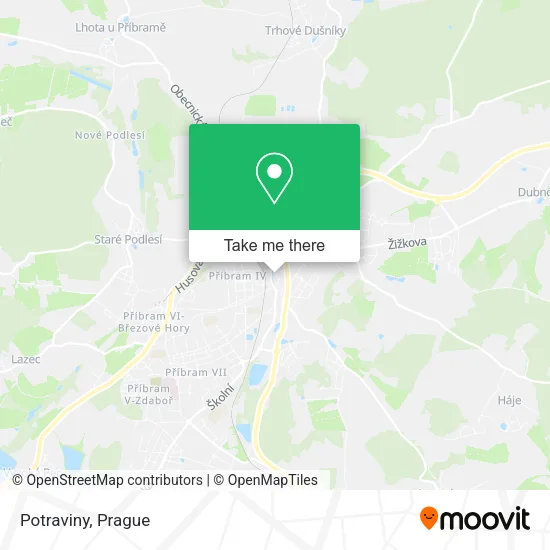 Карта Potraviny