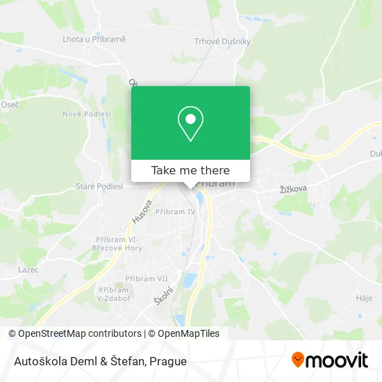 Карта Autoškola Deml & Štefan