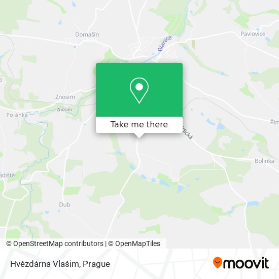 Hvězdárna Vlašim map