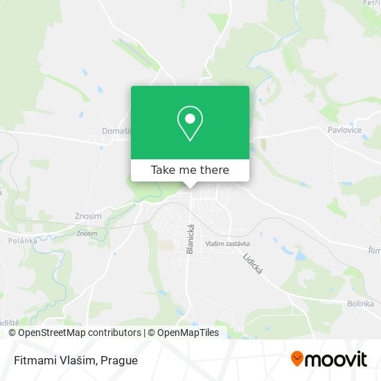 Карта Fitmami Vlašim