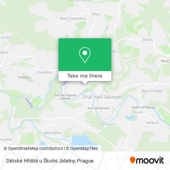 Dětské Hřiště u Školní Jídelny map