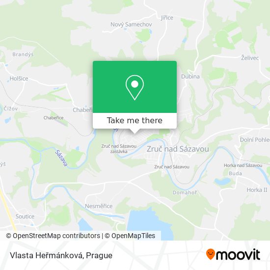 Vlasta Heřmánková map