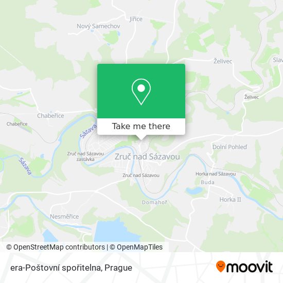 era-Poštovní spořitelna map