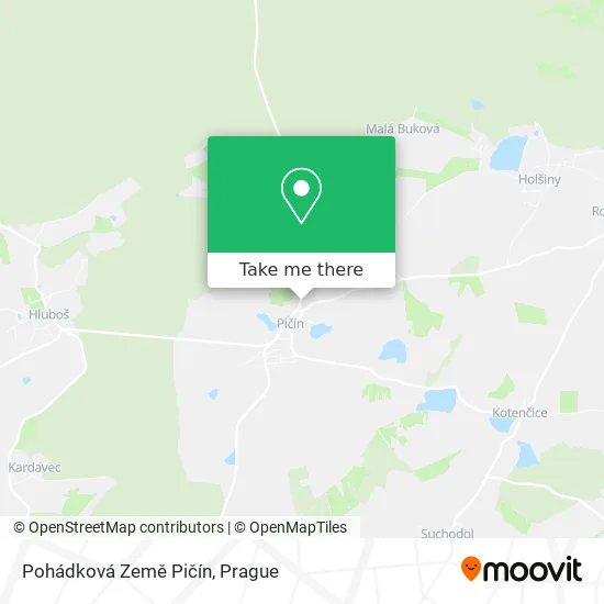 Карта Pohádková Země Pičín