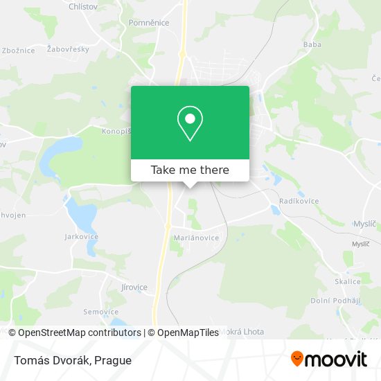 Tomás Dvorák map