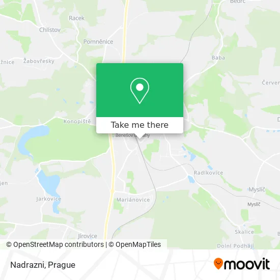 Карта Nadrazni