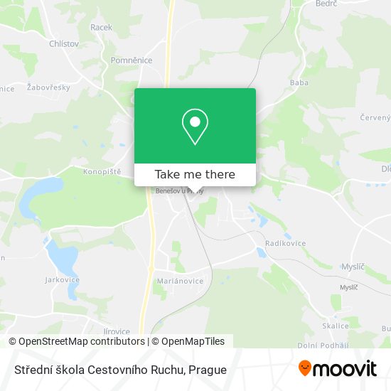 Střední škola Cestovního Ruchu map