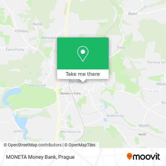 MONETA Money Bank map