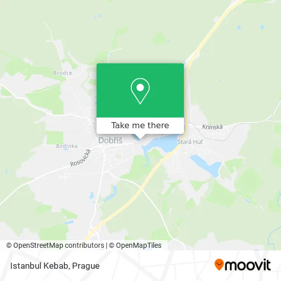 Карта Istanbul Kebab