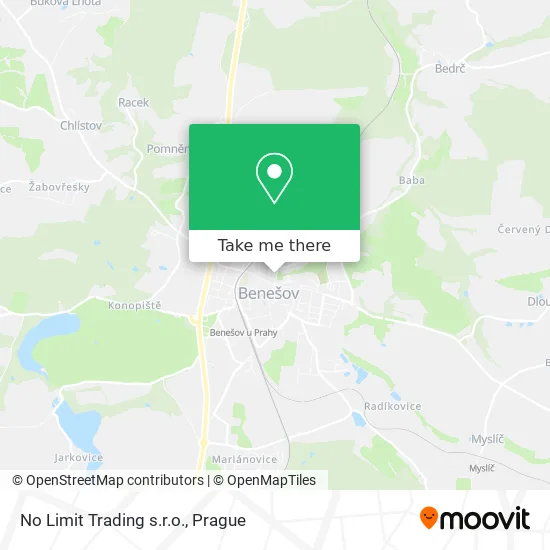 Карта No Limit Trading s.r.o.