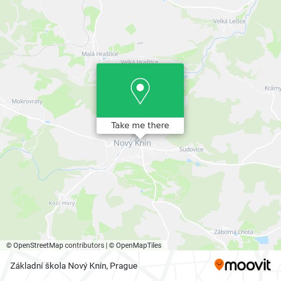 Základní škola Nový Knín map