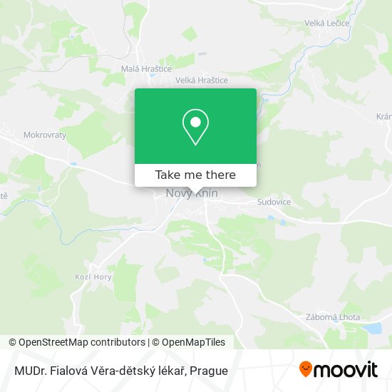 MUDr. Fialová Věra-dětský lékař map