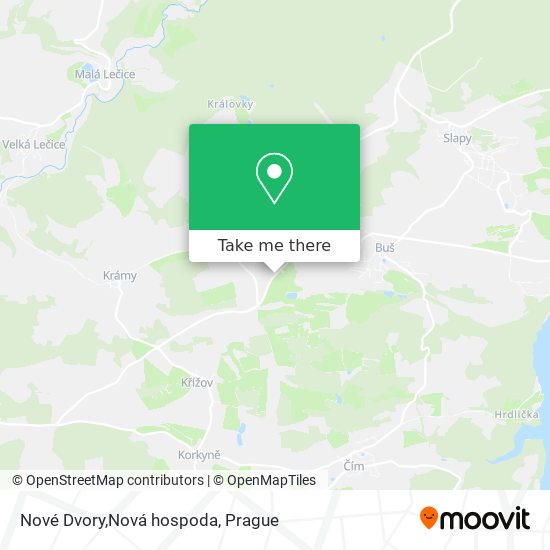 Nové Dvory,Nová hospoda map