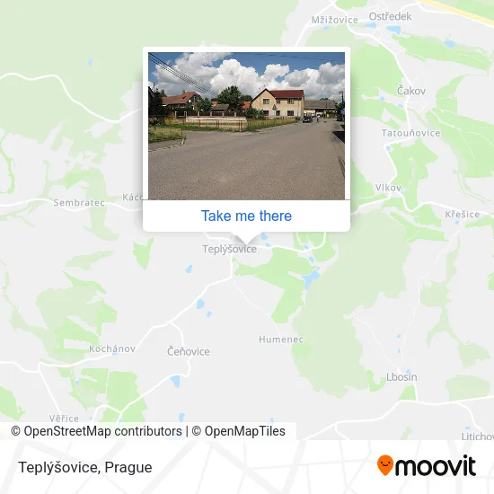 Карта Teplýšovice