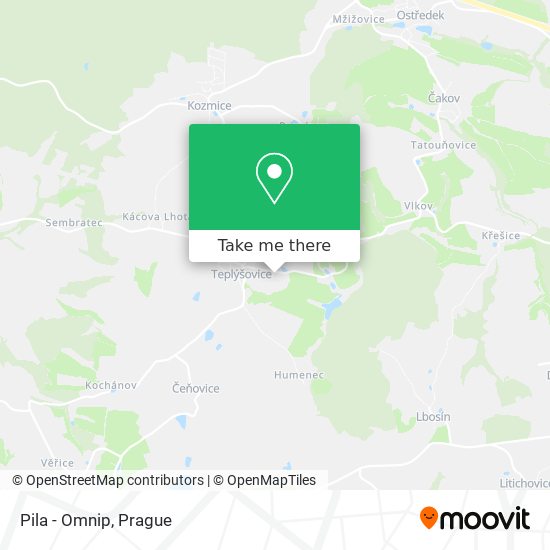 Pila - Omnip map