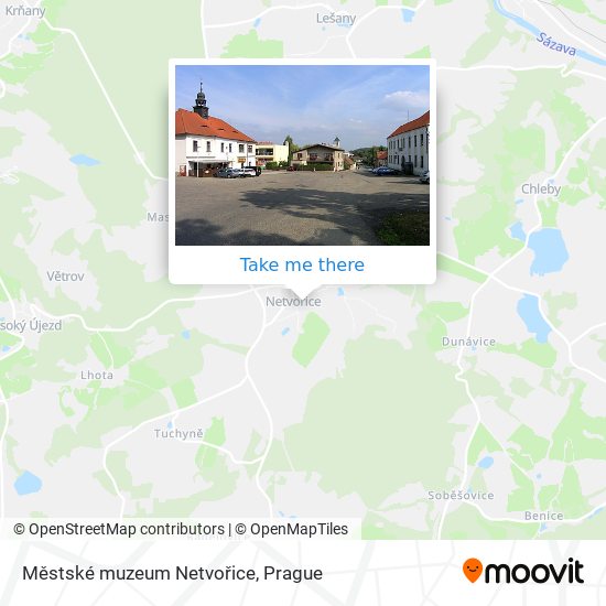 Městské muzeum Netvořice map