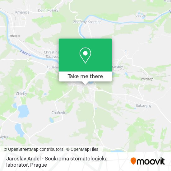 Jaroslav Anděl - Soukromá stomatologická laboratoř map