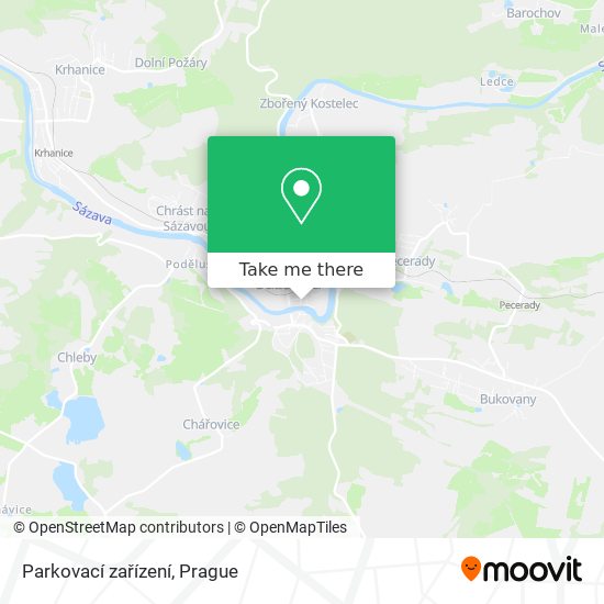 Parkovací zařízení map