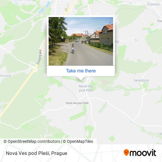 Nová Ves pod Pleší map