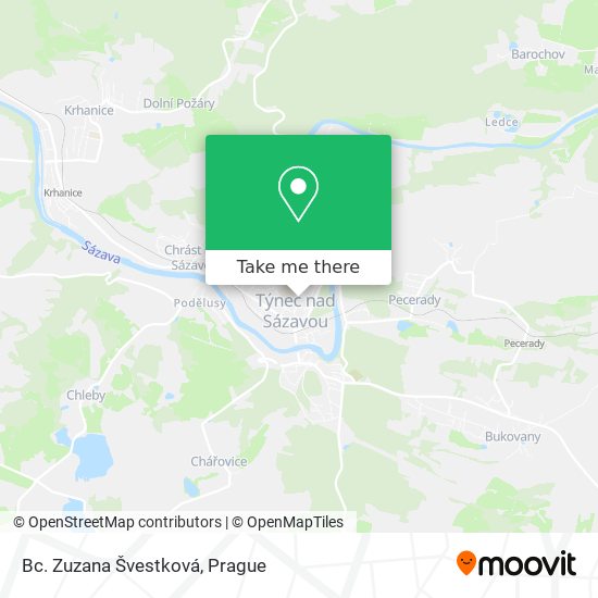 Bc. Zuzana Švestková map