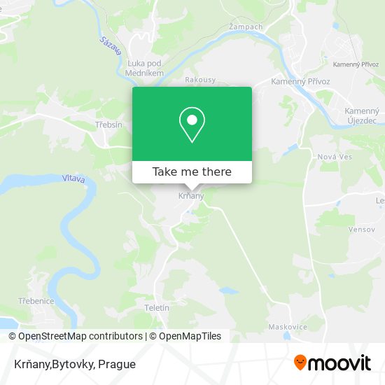 Krňany,Bytovky map