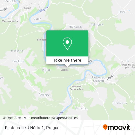 Restaurace,U Nádraží map