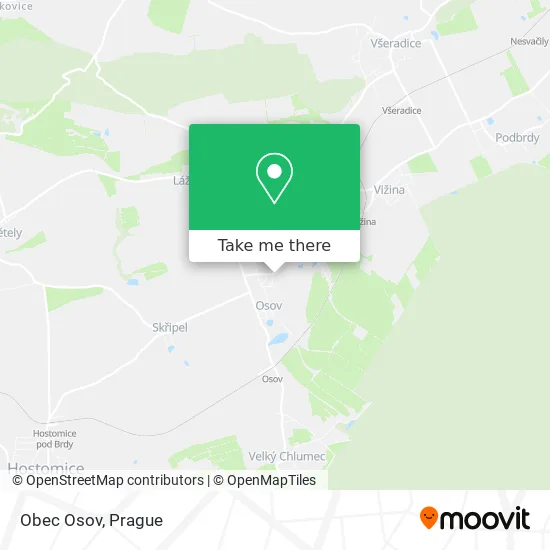 Карта Obec Osov