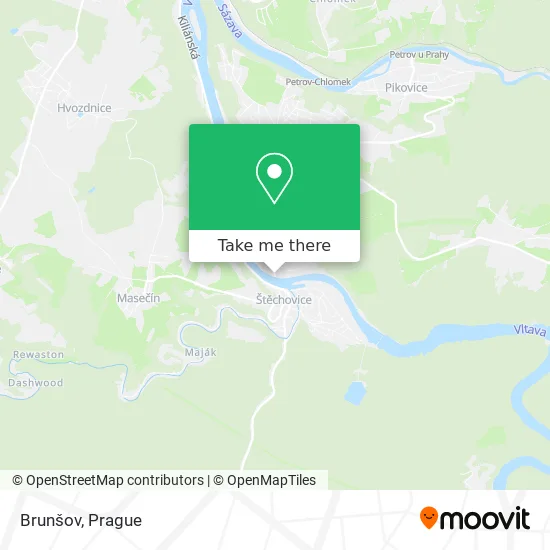 Карта Brunšov