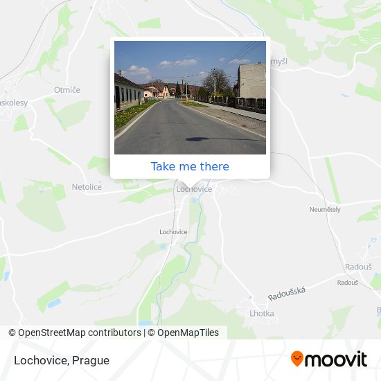 Lochovice map