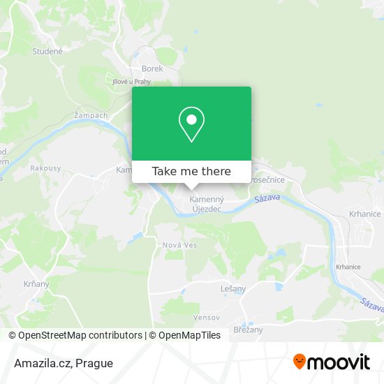 Amazila.cz map