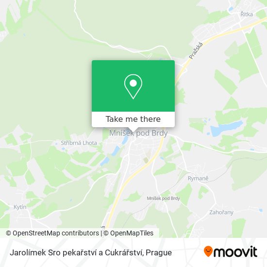 Jarolímek Sro pekařství a Cukrářství map