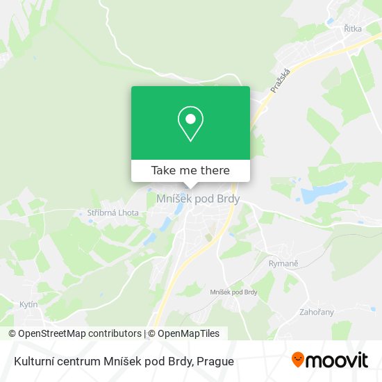 Kulturní centrum Mníšek pod Brdy map