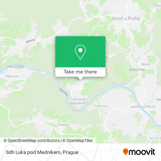 Sdh Luka pod Medníkem map