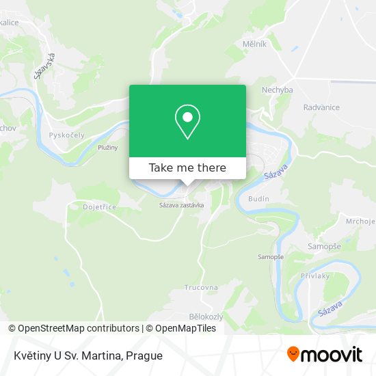 Květiny U Sv. Martina map