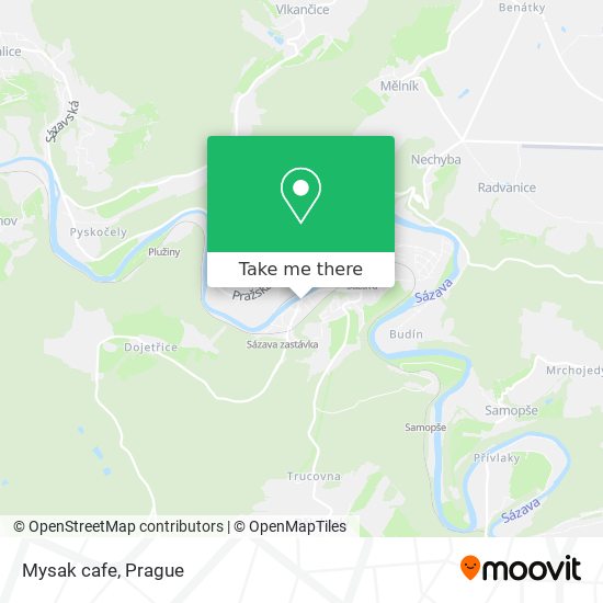 Mysak cafe map
